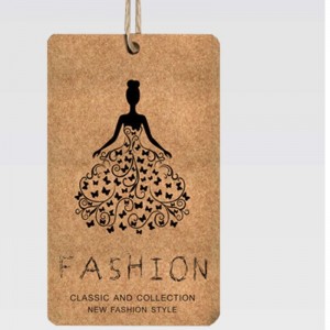 Creative Fashion Clothing etiketti hangtag mittatilaustyönä 5